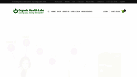 What Organichealthlabs.com website looked like in 2018 (5 years ago)