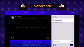 What Ou7c4st.com website looked like in 2018 (5 years ago)