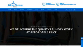 What Onlinelaundrysolutions.co.in website looked like in 2018 (5 years ago)