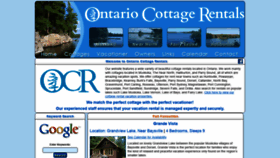 What Ontariocottagerentals.com website looked like in 2018 (5 years ago)