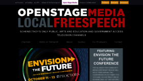 What Openstagemedia.org website looked like in 2018 (5 years ago)