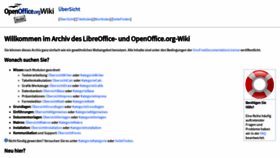 What Ooowiki.de website looked like in 2018 (5 years ago)