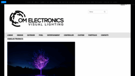 What Omelectronics.it website looked like in 2018 (6 years ago)