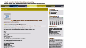 What Oraclekonsulent.dk website looked like in 2018 (5 years ago)