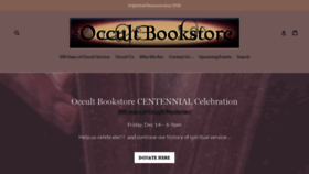 What Occultbookstore.com website looked like in 2018 (5 years ago)