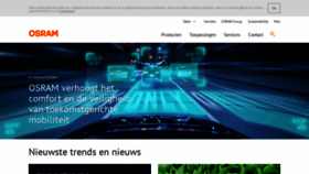 What Osram.nl website looked like in 2018 (5 years ago)