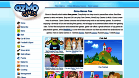 What Ozmogames.com website looked like in 2018 (5 years ago)