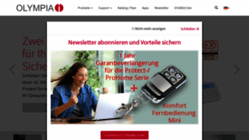 What Olympia-vertrieb.de website looked like in 2018 (5 years ago)