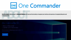What Onecommander.com website looked like in 2018 (5 years ago)