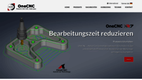 What Onecnc.de website looked like in 2018 (5 years ago)