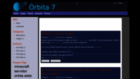 What Orbita7.com website looked like in 2018 (5 years ago)