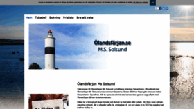What Olandsfarjan.se website looked like in 2018 (5 years ago)