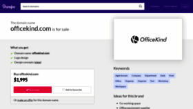 What Officekind.com website looked like in 2018 (5 years ago)