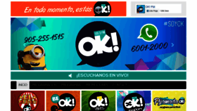 What Okradio.fm website looked like in 2018 (5 years ago)