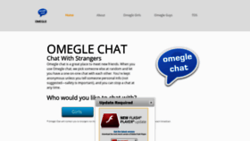What Omeglechat.us website looked like in 2018 (5 years ago)