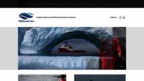 What Offshorecrew.no website looked like in 2018 (7 years ago)