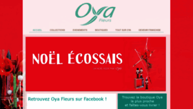 What Oya-fleurs.com website looked like in 2018 (5 years ago)