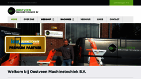 What Oostveen-machinetechniek.nl website looked like in 2018 (5 years ago)