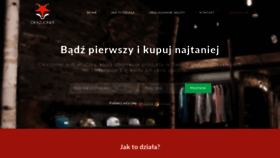 What Okazjoner.pl website looked like in 2018 (5 years ago)