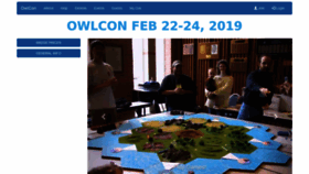 What Owlcon.com website looked like in 2018 (5 years ago)