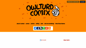 What Owlturd.com website looked like in 2018 (5 years ago)