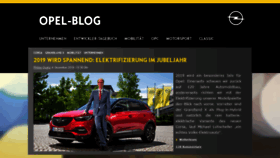 What Opel-blog.com website looked like in 2018 (5 years ago)