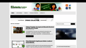 What Orientacionandujar.es website looked like in 2018 (7 years ago)