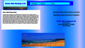 What Oceanhvac.com website looked like in 2018 (5 years ago)