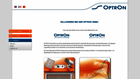 What Optron-gmbh.de website looked like in 2018 (5 years ago)