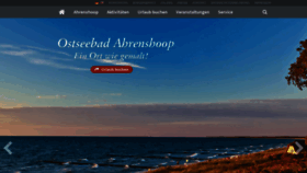 What Ostseebad-ahrenshoop.de website looked like in 2018 (5 years ago)