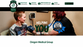 What Oregonmedicalgroup.com website looked like in 2018 (5 years ago)