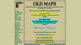 What Old-maps.com website looked like in 2018 (5 years ago)