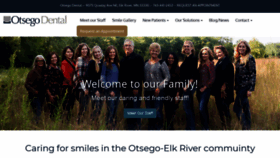 What Otsegodental.com website looked like in 2018 (5 years ago)
