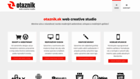 What Otaznik.sk website looked like in 2018 (5 years ago)