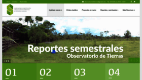 What Observatoriodetierras.org website looked like in 2018 (5 years ago)