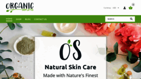 What Organicserums.com website looked like in 2018 (5 years ago)