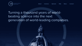 What Oxfordsciencesinnovation.com website looked like in 2018 (5 years ago)