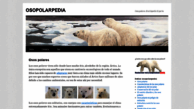 What Osopolarpedia.com website looked like in 2018 (5 years ago)