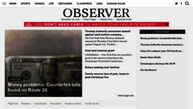 What Observertoday.com website looked like in 2018 (5 years ago)