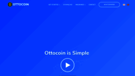 What Ottocoin.com website looked like in 2018 (5 years ago)