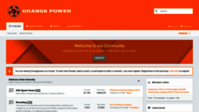What Orangepower.com website looked like in 2018 (5 years ago)