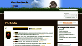 What Orapronobis.net website looked like in 2018 (5 years ago)