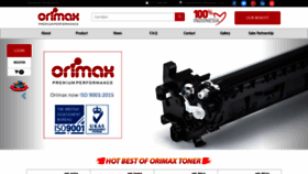What Orimax.co.id website looked like in 2018 (5 years ago)