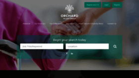What Orchardtalent.com.au website looked like in 2018 (5 years ago)