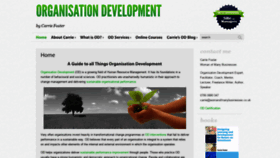 What Organisationdevelopment.org website looked like in 2018 (5 years ago)