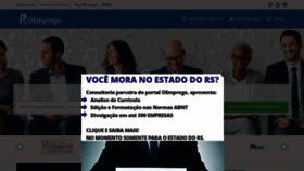 What Oemprego.com.br website looked like in 2019 (5 years ago)