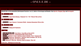 What Only-entertainment.de website looked like in 2019 (5 years ago)
