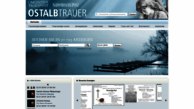 What Ostalbtrauer.de website looked like in 2019 (5 years ago)
