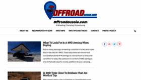 What Offroadaussie.com website looked like in 2019 (5 years ago)