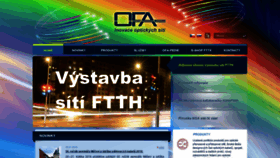 What Ofacom.cz website looked like in 2019 (5 years ago)